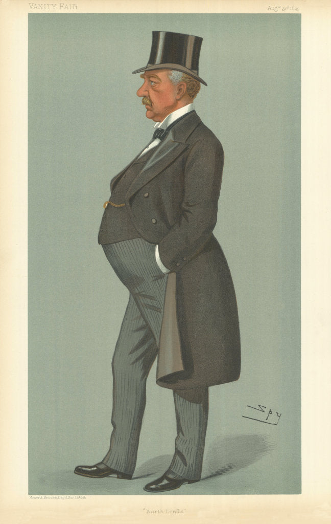 VANITY FAIR SPY CARTOON William Lawies Jackson 'North Leeds'. Railways 1899